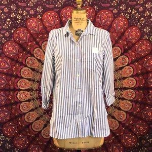Blue Stripped Button Up